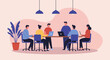 © Syamil Studio - Diverse business team collaborating and discussing strategy in a modern office meeting room. Ideal for corporate productivity and teamwork concepts.