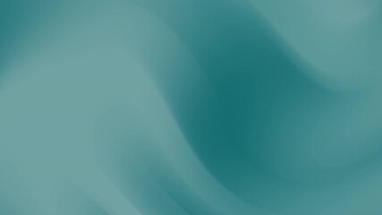 Wall Mural - teal gradient animation offering an elegant wavy background. this dynamic fluid visual makes for a m