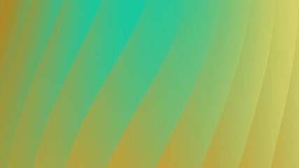 Wall Mural - green lines transition smoothly into yellow in this gradient background. the animation presents a se