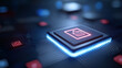 © Kateryna - A futuristic processor interface glows with Six Sigma visuals quality control icons aligning in perfect order. The atmosphere conveys precision discipline and structured process