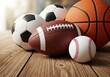 © Advance Creation - Collection of Different Types of Balls Used in Various Sports Games