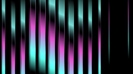 Wall Mural - Blue and purple fractal glass stripes with shiny liquid effect abstract background. Seamless looping geometric concept motion design. Video animation Ultra HD 4K 3840x2160