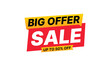 © Umair Ashraf - Big offer sale banner vector design