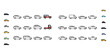 © S.Siam - Editable Vehicle Icon Set – Sedans, SUVs, Vans, and Trucks in Colored and Line Styles for Transport UI, Automotive Apps, Navigation Systems, and Urban Design Projects