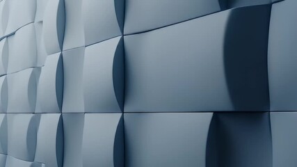 Abstract Geometric Patterned Wall with Curves and Modern Design in Neutral Tones