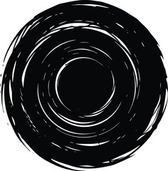 Abstract geometric pattern of intersecting lines and circles forming a complex structure transparent background