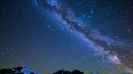 Majestic Galaxy Night Sky