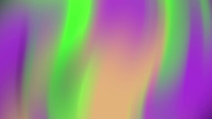 Abstract blurry background with vertical streaks of green purple and beige