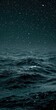 © Angra - Deep, dark ocean waves undulate under a starry night sky, creating a somber yet beautiful scene filled with texture and vastness