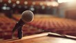 © afdal - Microphone on podium in auditorium