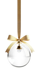 Wall Mural - png glass hanging sphere christmas hanging ribbon.