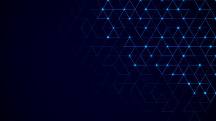 Wall Mural - Creative idea of modern design with abstract geometric background. Minimalistic texture with triangles pattern