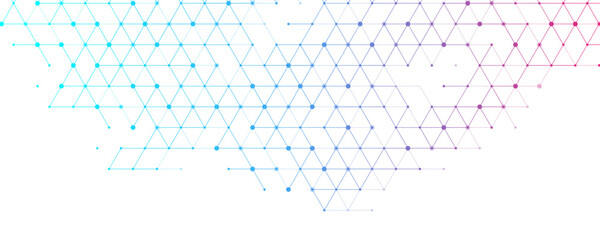 Wall Mural - Modern health care or medical background design. Health care innovation concept. Horizontal header web banner. Abstract geometric background with hexagon shapes for medicine, science, chemistry.