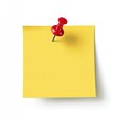 © Besi - Yellow sticky note with red pushpin