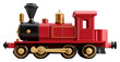 © Rawpixel.com - PNG Christmas toy train illustration locomotive vehicle.