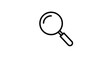 © Pak - Magnifying glass icon on white background for search or find concepts