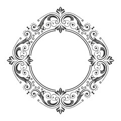 Wall Mural - Detailed Round Frame