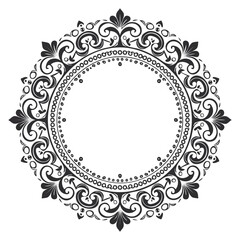 Wall Mural - Classic Round Frame