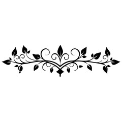 Wall Mural - Elegant Scroll Border