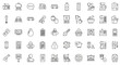 © BUDENGRMX - Vector Icons Set of Large collection of hand drawn doodle style line art icons. EPS Editable