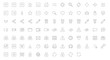© BUDENGRMX - Vector Icons Set of Large collection of minimalist thin line user interface icons for web and mobile applications. EPS Editable