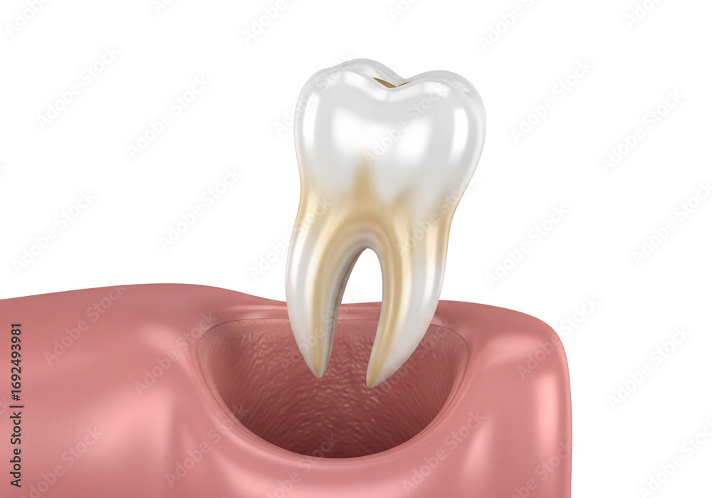 Tooth Extraction Process: A Decayed Molar Being Removed from the Gum ...