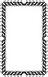 © Zet_san - Vintage Ornamental Frame – Elegant Black Vector Border on a transparent background, PNG, 300 DPI