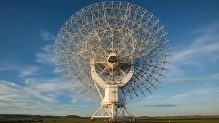Radio telescope antenna array sky observation technology exploration