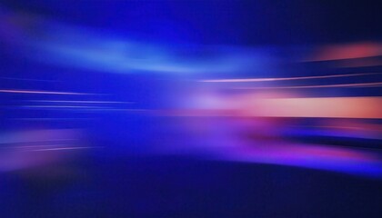 Wall Mural - vibrant neon light streaks on deep blue gradient with glowing pink highlights creating futuristic abstract motion background for wallpaper or digital banner