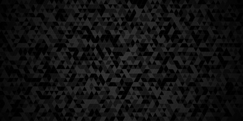 Wall Mural - abstract low polygon cubic black gray black vector poly triangle texture geometric pattern composed 