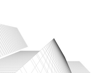 Wall Mural - Architectural building. Design 3d background