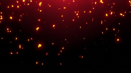 Wall Mural - black red fire abstract light graphic animation