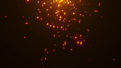 Wall Mural - dark red christmas fire light background video
