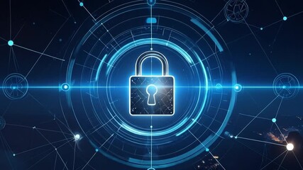 Cybersecurity Concept Depicting Digital Security And Data Protection Visually