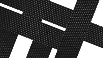 Wall Mural - abstract black background with diagonal lines. abstract linear background with overlapping diagonal 