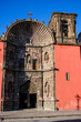 San Miguel de Allende, Mexico - February 8, 2025: The Church of Our Lady of Health or Nuestra Senora de la Salud Church in San Miguel de Allende, Guanajuato, Mexico.