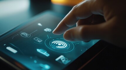 Hand on Smart Home Interface