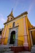 Guanajuato, Mexico - February 12, 2025: Temple of the Hospitals in Guanajuato, Mexico.