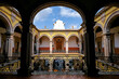 Morelia, Mexico - February 17, 2025: Old Palace of Justice in Morelia, Michoacan, Mexico.