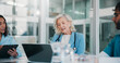 © Abrahams66/peopleimages.com - Doctor, woman and people in hospital, meeting and medical planning with solution. Group, healthcare professional and employees with conversation, problem solving and clinic results with advice
