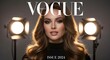 © SnapNest - Vogue magazine cover featuring a young woman, Issue 2024