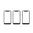 © Creative Design - Three grey clipboards lined up ready for documents and notes transparent background