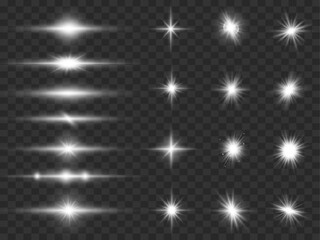 A set of transparent light streaks creates elegant motion across the scene. Soft explosions of white light add contrast and brilliance. Suitable for modern, clean, or futuristic designs. 