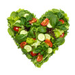 © Royal png  - Heart-Shaped Salad: Healthy Eating, Nutrition, and Vegetarian Diet