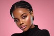 © Surachetsh - Delicate pink eyeshadow paired with glossy lips creates a refined, feminine aesthetic full of grace and sophistication.