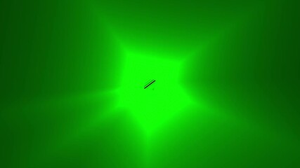 Wall Mural - Glowing green geometric squares with futuristic abstract tunnel effect and modern digital motion design