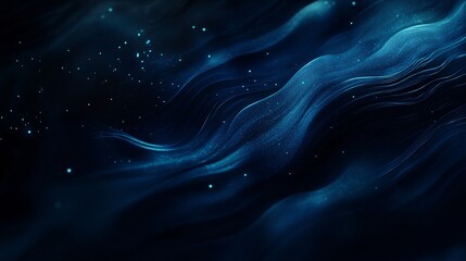 Wall Mural - Abstract dark blue and white swirling nebula or smoke-like pattern.