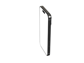 High-quality image of a modern smartphone mockup, isolated on a white background. Perfect for app presentations and website designs.
