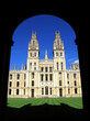 All Souls College of Oxford University in Oxfordshire England UK which is a 15th century academic research institution, English travel destination stock photo image