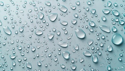 Wall Mural - Stunning Abstract Water Droplets on Reflective Surfaces Create Beautiful Patterns and Textures